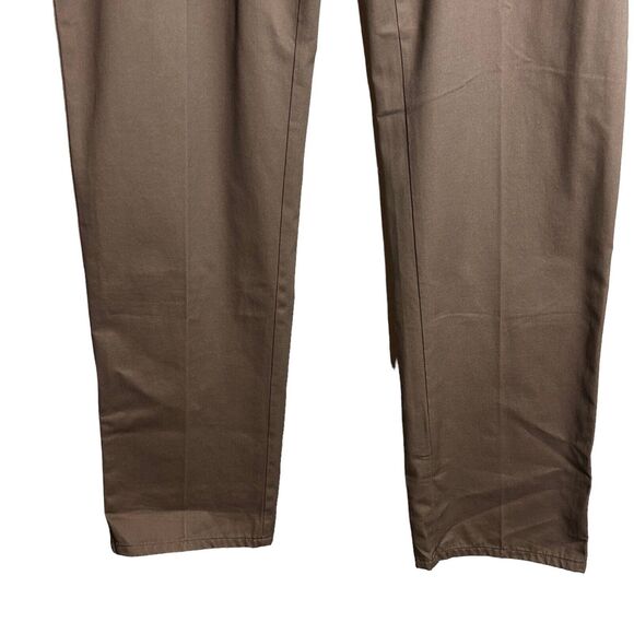 Peter Millar Pants Mens 42 Raleigh Performance In Espresso Brown Straight Leg - Picture 5 of 10